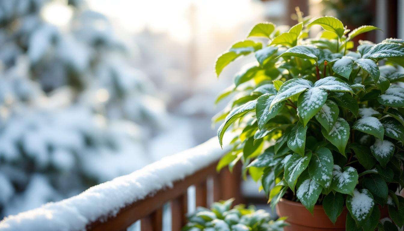 La pianta da balcone che resta verde tutto l’inverno: ideale anche sotto la neve